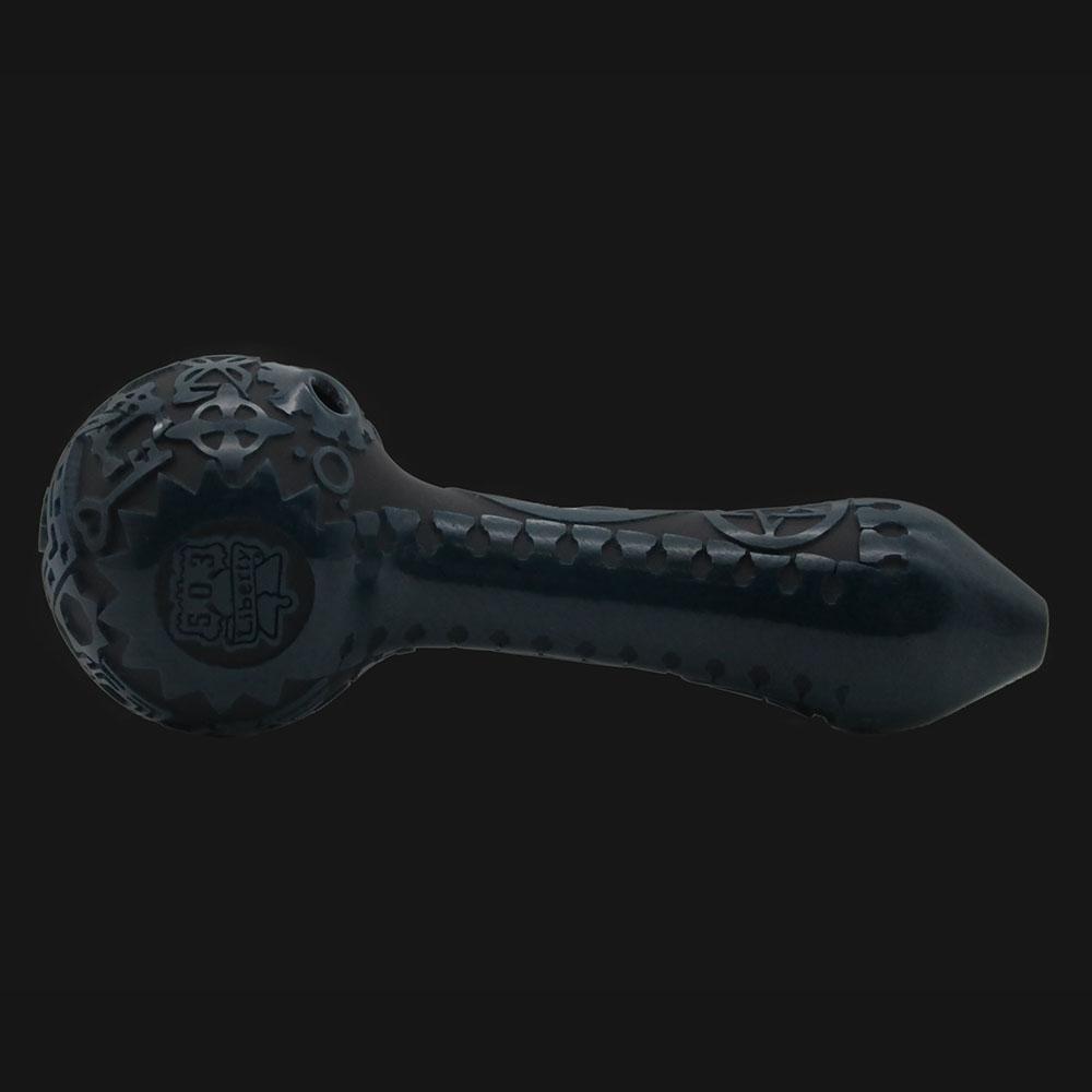 Liberty 503 Glass - Freemason Sandblasted - Glass Spoon Pipe - pipeee.com Liberty 503 Glass - Freemason Sandblasted - Glass Spoon Pipe - pipeee.com