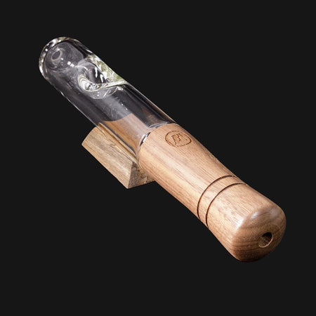 Marley Natural-Glass & Walnut Steamroller