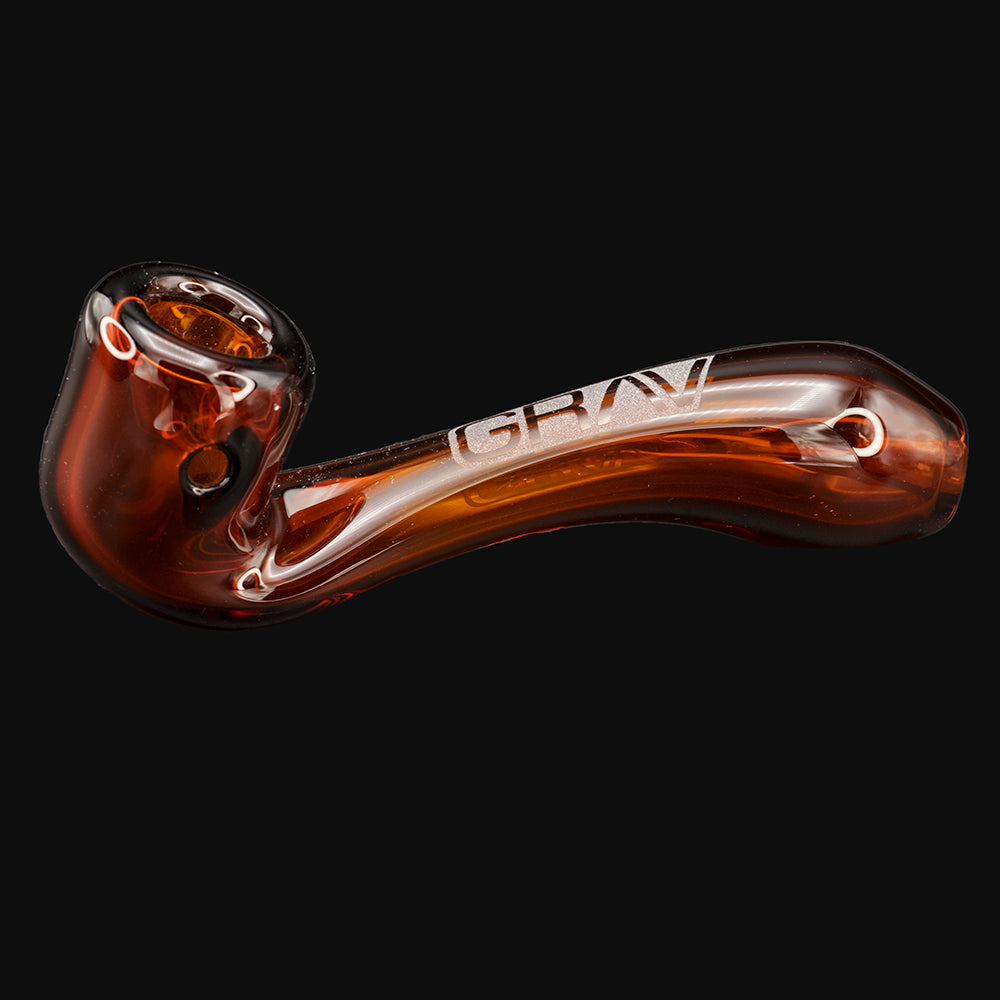 Grav Labs - 25MM Glass Sherlock Pipe - pipeee.com Grav Labs - 25MM Glass Sherlock Pipe - pipeee.com