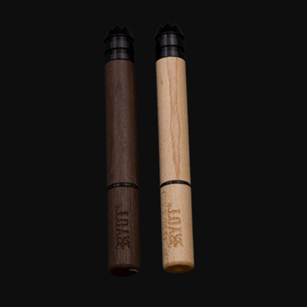 RYOT Taster Bat Digger Twist Wooden One Hitter Pipe - pipeee.com RYOT Taster Bat Digger Twist Wooden One Hitter Pipe - pipeee.com