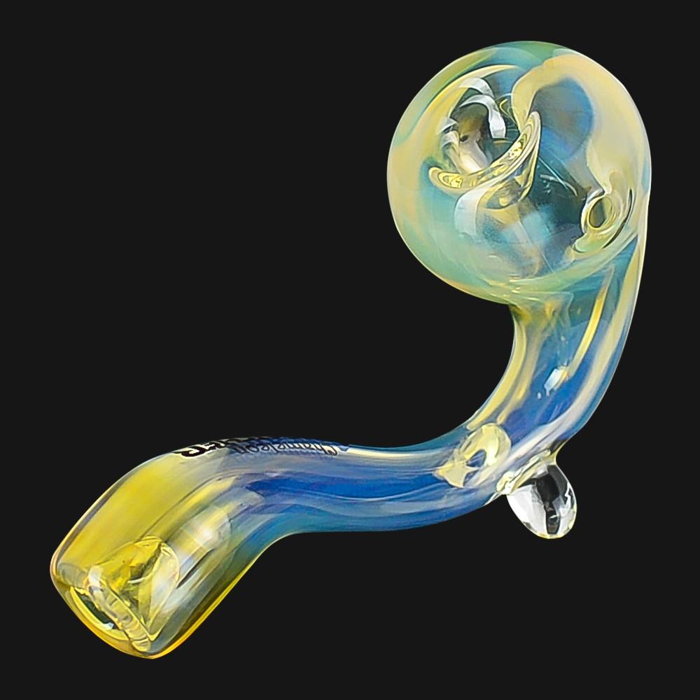 Chameleon Glass - Ashcatcher Sherlock Pipe - pipeee.com