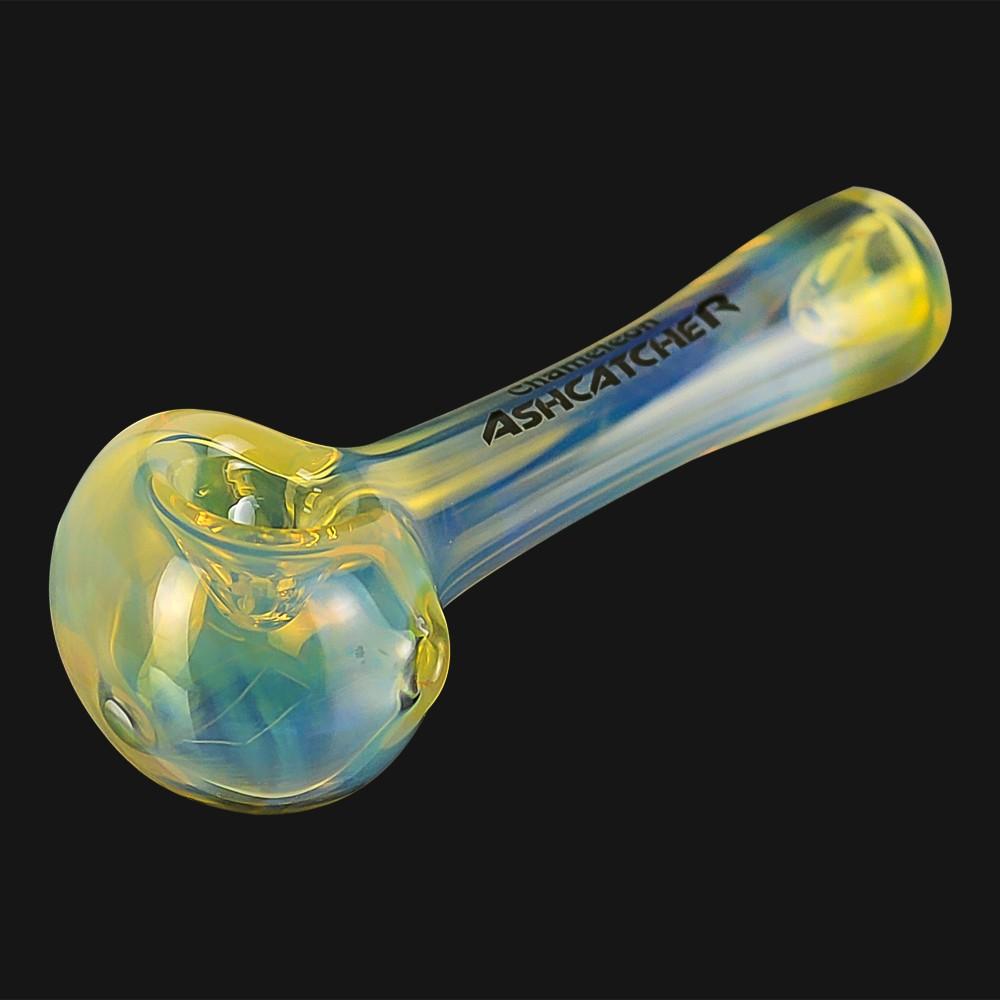 Chameleon Glass - Ashcatcher Spoon Pipe Chameleon Glass - Ashcatcher Spoon Pipe
