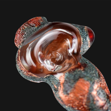 Cherry Glass - 420- Watch - Lava Patina Spoon Pipe - pipeee.com