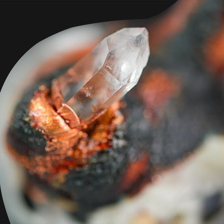 Cherry Glass - Glowstone Glycerin - Lava Patina Hammer Pipe - pipeee.com
