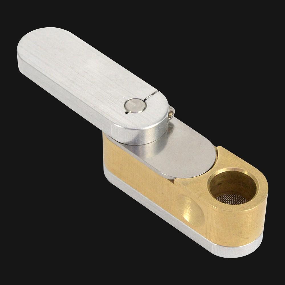 High Tech Pipes - M.E.T.R.O. Pipe - Brass - pipeee.com