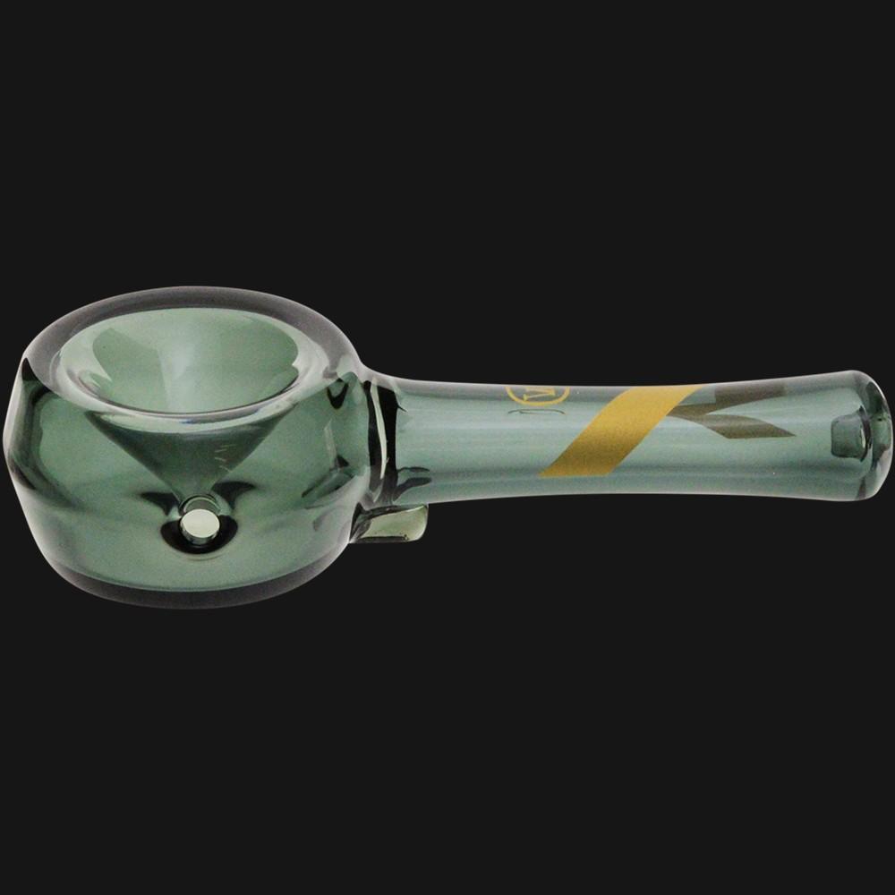 Marley Natural Smoked Glass Spoon Pipe - pipeee.com