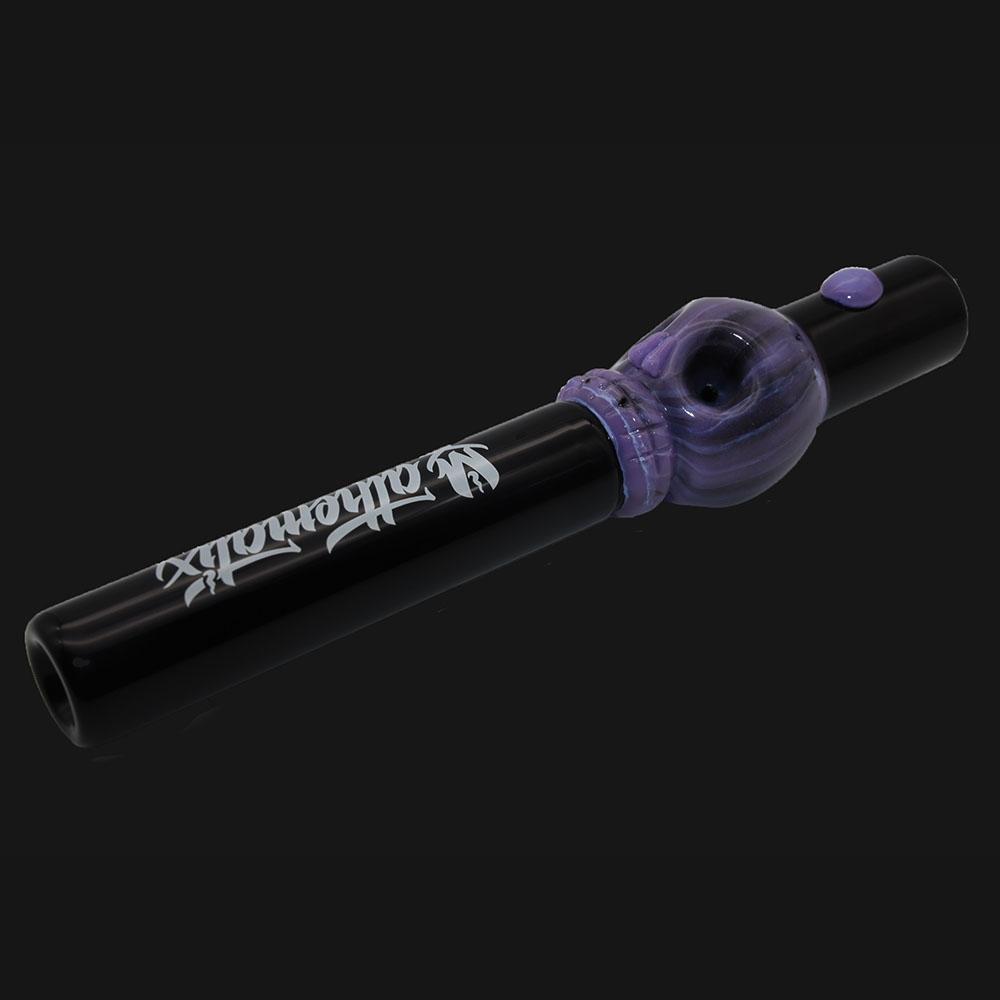 Mathematix Glass - Skull Double Bowl Steamroller Glass Pipe - pipeee.com Mathematix Glass - Skull Double Bowl Steamroller Glass Pipe - pipeee.com
