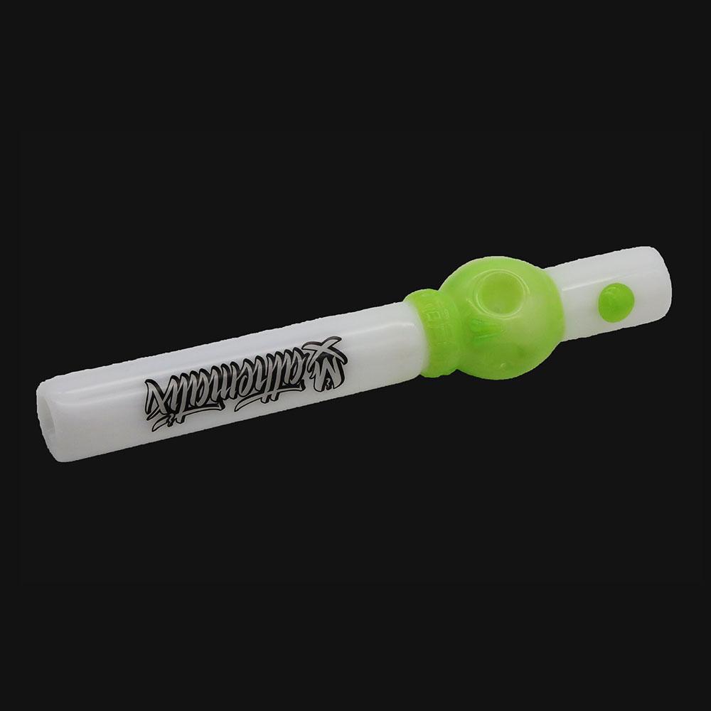 Mathematix Glass - Skull Double Bowl Steamroller Glass Pipe - pipeee.com Mathematix Glass - Skull Double Bowl Steamroller Glass Pipe - pipeee.com