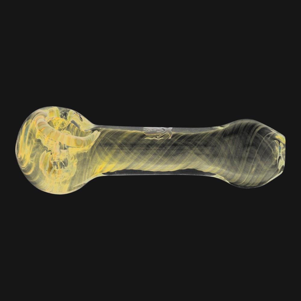 Mathematix Glass - Illuminati Striped UV Reactive Spoon Pipe - pipeee.com Mathematix Glass - Illuminati Striped UV Reactive Spoon Pipe - pipeee.com