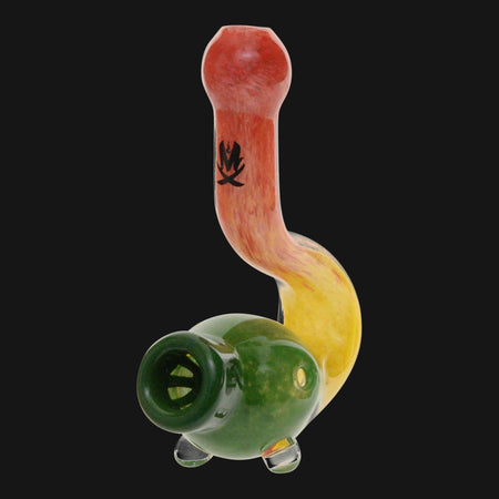 Mathematix Glass - Sherlock Glass Pipe Screen Bowl Rasta - pipeee.com