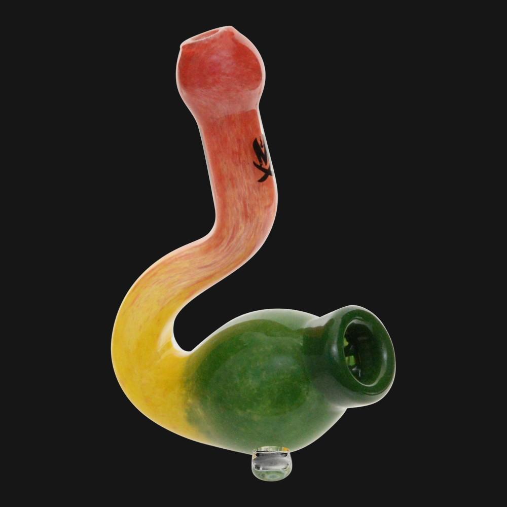 Mathematix Glass - Sherlock Glass Pipe Screen Bowl Rasta - pipeee.com
