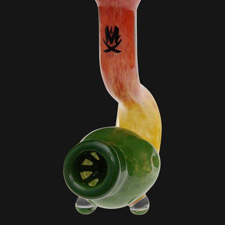 Mathematix Glass - Sherlock Glass Pipe Screen Bowl Rasta - pipeee.com