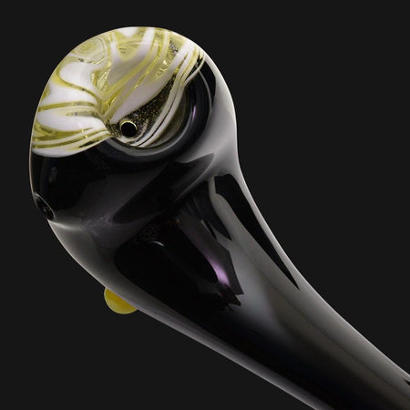 Mathematix Glass - Gandalf Glass Pipe 13 Inch Slime Green Worked - pipeee.com