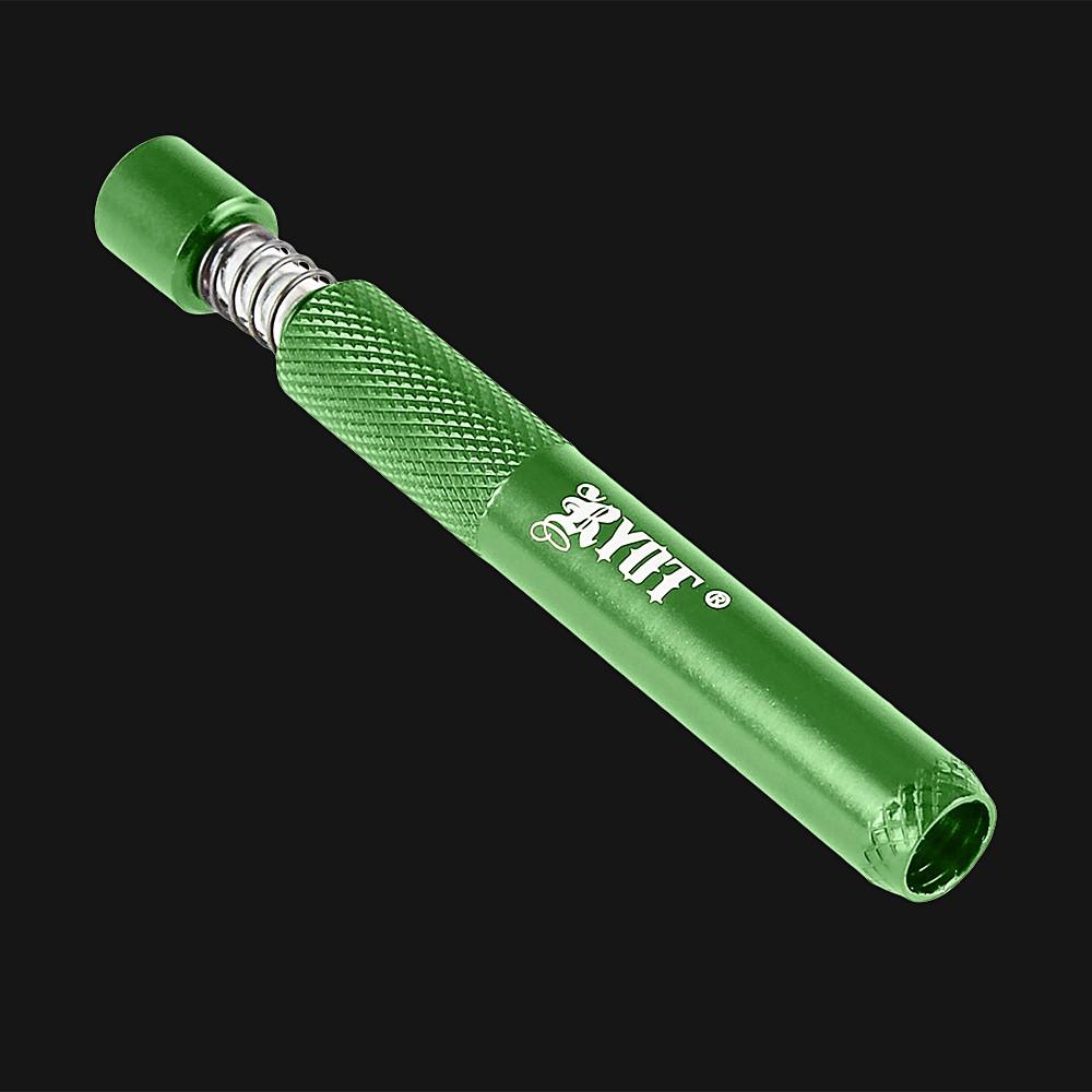 RYOT Taster Bat Spring Eject Aluminum One Hitter Pipe - pipeee.com