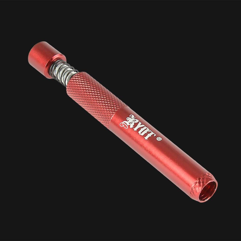 RYOT Taster Bat Spring Eject Aluminum One Hitter Pipe - pipeee.com