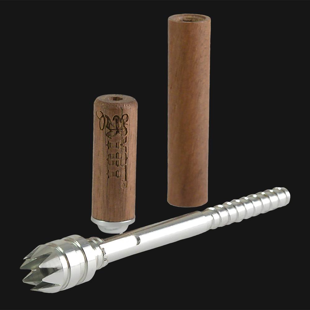 RYOT Taster Bat Digger Twist Wooden One Hitter Pipe - pipeee.com RYOT Taster Bat Digger Twist Wooden One Hitter Pipe - pipeee.com