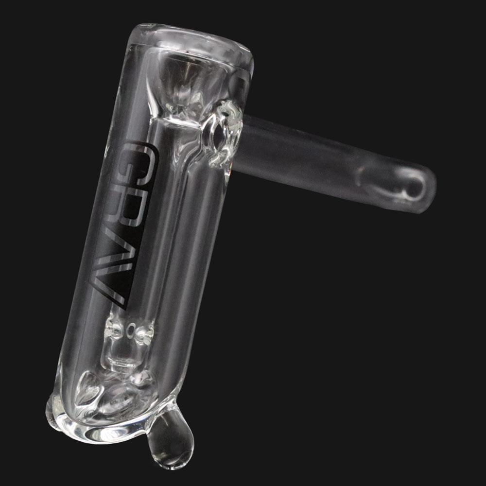 thumbnail image 2 of GRAV Clear Hammer Bubbler – Borosilicate Glass, Compact Hand Pipe, USA Brand 2 of 5