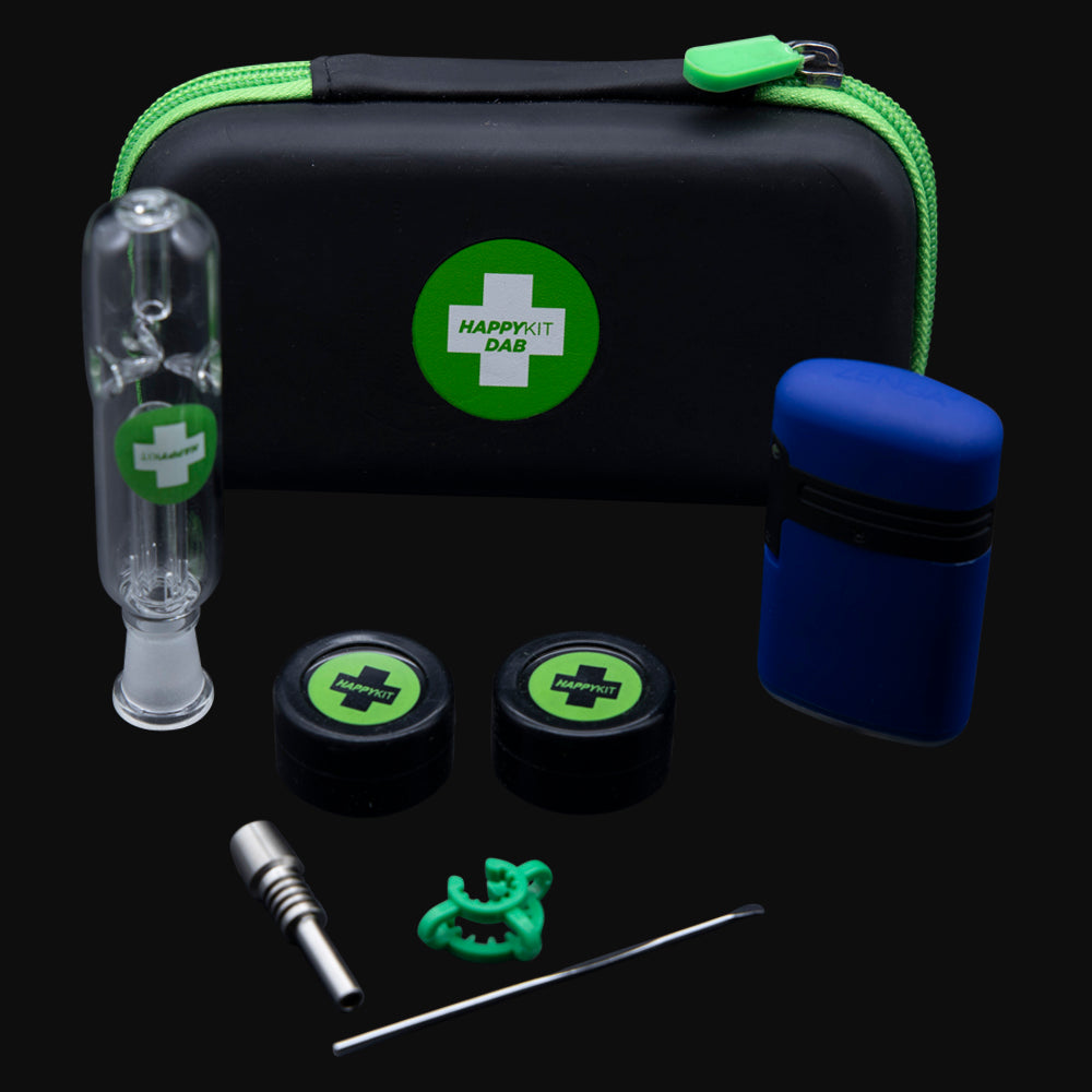 The Happy Kit Delux Smell Proof All In One 420 Smoking Kit