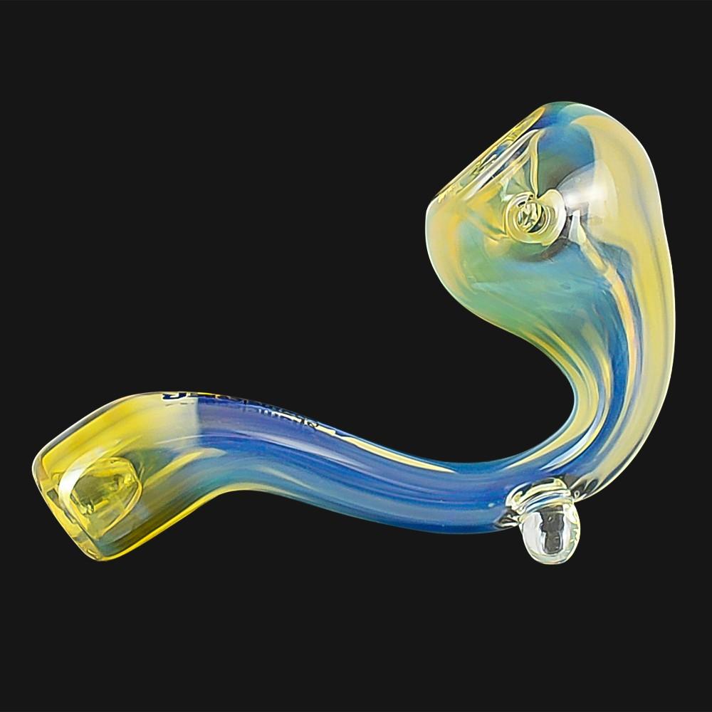 Chameleon Glass - Ashcatcher Sherlock Pipe - pipeee.com