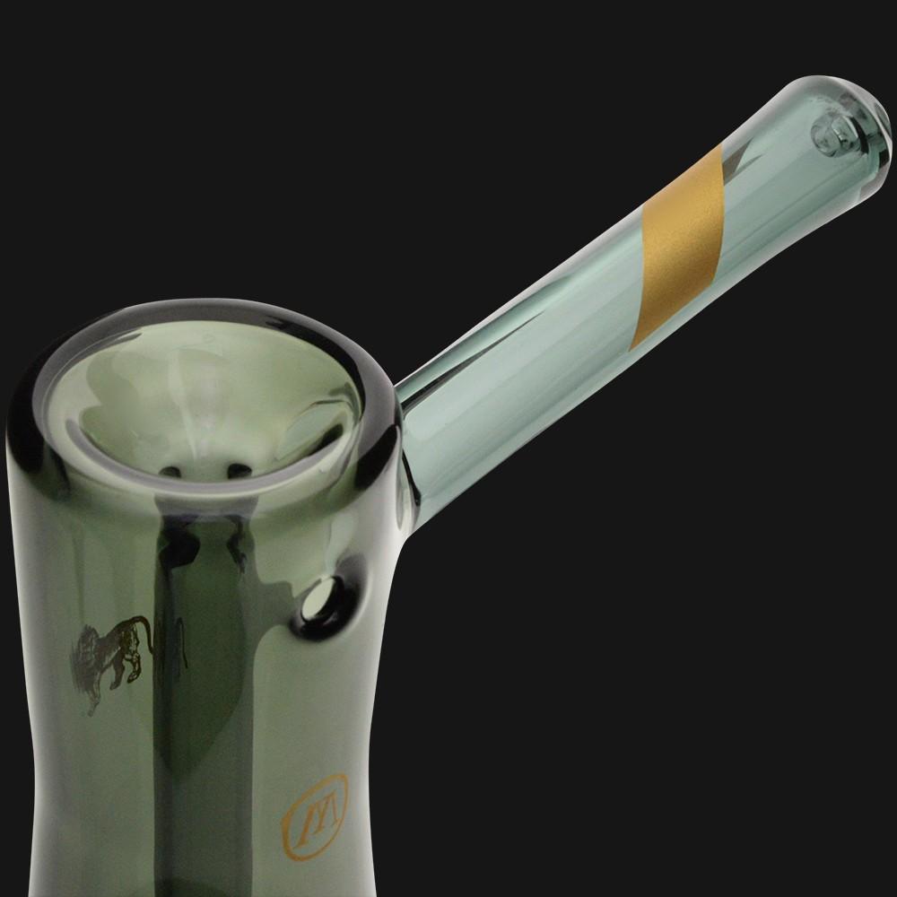 Marley Natural Bubbler Smoked Glass Water Pipe - pipeee.com