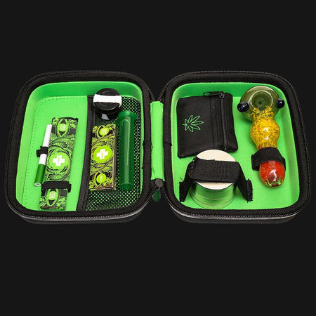 The Happy Kit Delux Smell Proof All In One 420 Smoking Kit –
