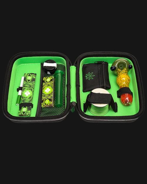 The Very Happy Kit Smell Proof All In One 420 Smoking Kit - pipeee.com