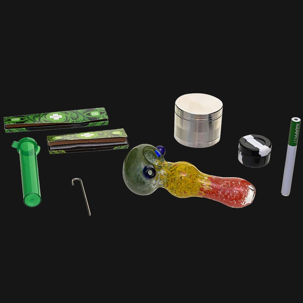 The Very Happy Kit Smell Proof All In One 420 Smoking Kit - pipeee.com